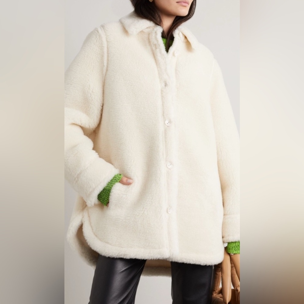 New STAND STUDIO Veron Jacket In Ivory Wool Size 32 - Picture 3 of 16